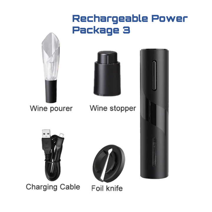 NEOHEXA™ Rechargeable Electric Wine Bottle Opener