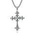 CZ Stone Cross Necklace