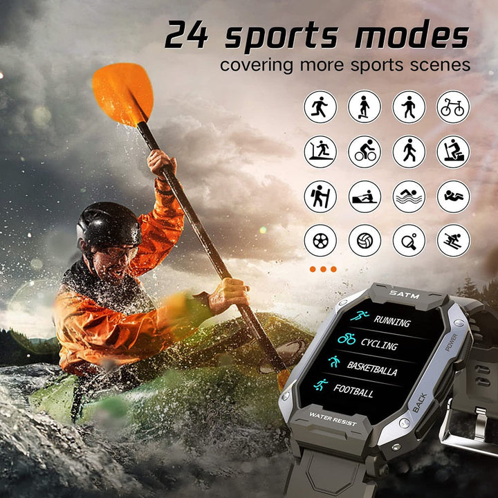 IP68 5ATM Waterproof Smartwatch