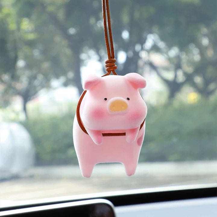 Swing Pig Car Interior Ornament