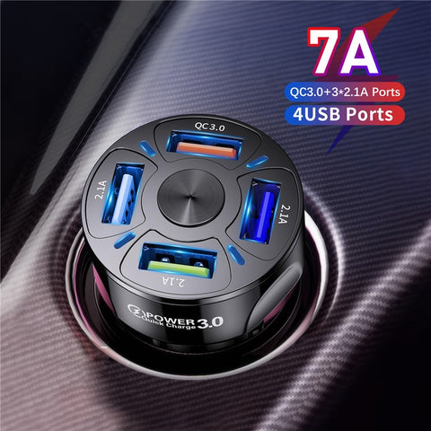 Car Mobile Phone Charger USB Charger  For all phones GPS Fast Charging