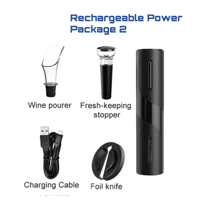 CUBEHEXA™ Rechargeable Electric Wine Bottle Opener